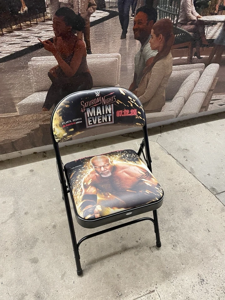 Saturday Night’s Main Event 2025 Goldberg last match Ever #1 assento no chão - Imagem 1 de 3