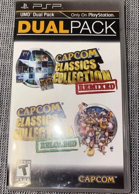 Complete! Capcom Classics Collection Dual Pack Remixed & Reloaded Sony - CIB - Image 1 of 4