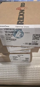 New In Box REXNORD TABLE TOP CHAIN 10144810. LF88OTAB B0-3.25IN. 10FT - Picture 1 of 1