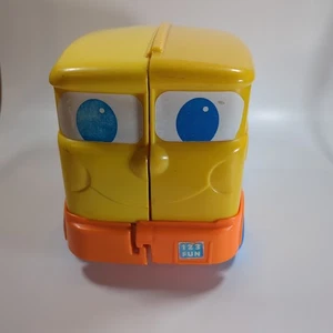 Vintage 1978 Mattel Preschool Rockie Rollies School Bus Playset w/ 3 Figures - Picture 1 of 9