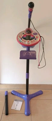 vtech Kidi Superstar LightShow Mit Mikrofon Gebraucht Lila/Rosa - Bild 1 von 3