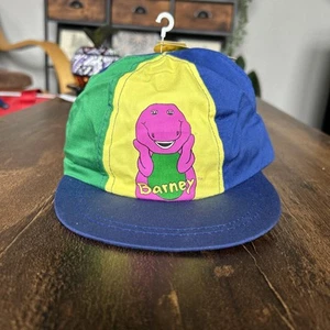 1992 BARNEY Hat, Kids One Size Fits All, Never Worn, Authentic RARE, Htf NEW - Picture 1 of 6