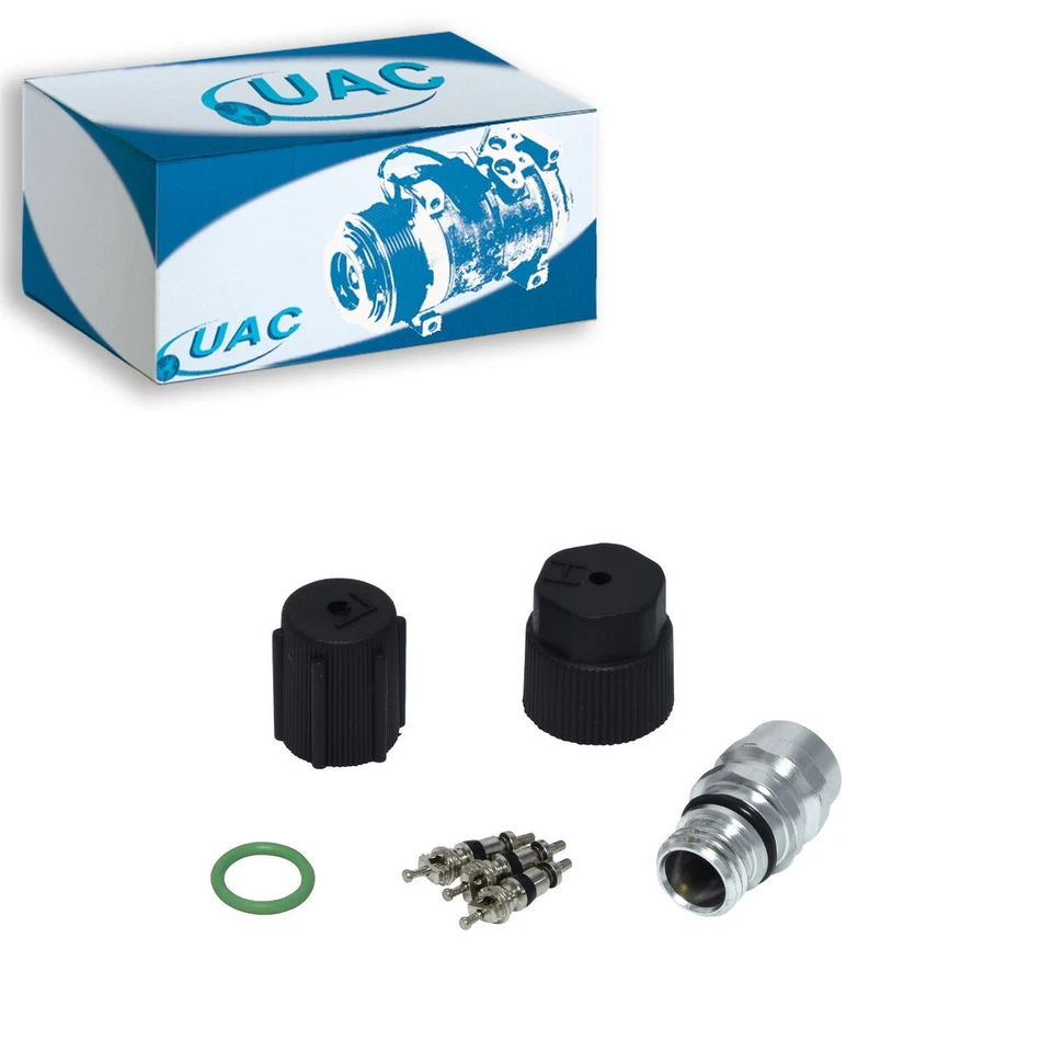 UAC A/C System Valve Core and Cap Kit For 1994-1996 Chevrolet Impala - Image 1 of 2