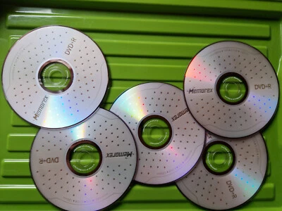 5 STÜCK Memorex DVD + R  16x 4,7 GB 120 MIN - Bild 1 von 4