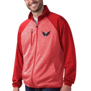 Washington Capitals NHL G-III Runners Raglan Full-Zip Trainingsjacke - Bild 1 von 8