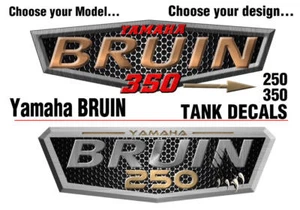 Kit de actualización de calcomanías de plástico para tanque ATV Yamaha Bruin 250 350 fabricante de equipos originales - Imagen 1 de 6