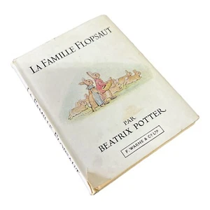 ANTIQUE La Famille Flopsaut par Beatrix Potter Early Edition Illustrated HC - Picture 1 of 7