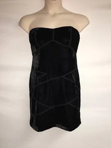 Silence + Noise Black Strapless Dress Medium NWOT - Picture 1 of 6