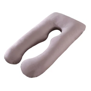 U Shaped Pillow & Case Full Body Maternity Pregnancy Comfort Support Pillow - Picture 1 of 16