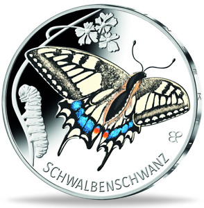 5 Euro 2023 ( G ) Schwalbenschwanz  Wunderwelt Insekten (3.)  BRD UNZ