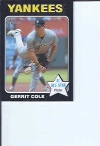 Gerrit Cole 2024 Topps Heritage Black Border Parallel - Picture 1 of 1