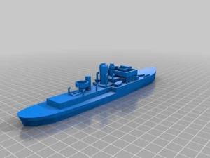 6mm/ 1:300th scale FDM WW2 Cruel Seas Flower-class Corvette - Picture 1 of 1