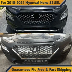 Bumper Grille Assembly Set for 2018 2021 Hyundai Kona SE SEL PICK UP ONLY - Picture 1 of 6