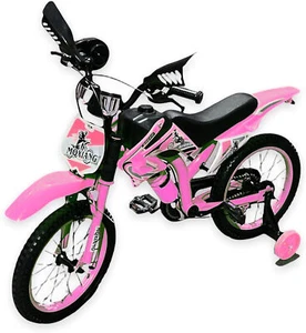 CHILDRENS KIDS MOTO BIKE BICYCLE REMOVABLE STABILISER 12 INCH 2 TO 4 MOTORCROSS - Picture 1 of 1