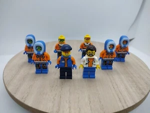 Lego Town Arctic Research Minifigure Set Of 8 Lot - Picture 1 of 7