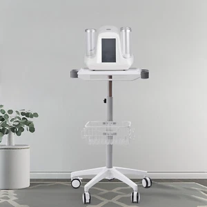 Mobile Trolley Cart Medical Cart with Wheels 33.46*43.71inch Height Adjustable - Picture 1 of 12