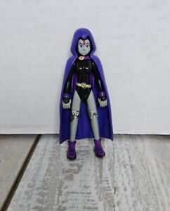Teen Titans GO! RAVEN 3.5” Bandai 2003 Figure DC Comics With long Cloak Rare
