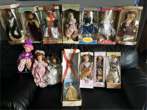 Genuine Porcelain Dolls Collectible Lot