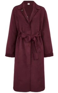 REKEN MAAR Damen Capemantel Übergangsmantel bordeaux Bindegürtel Gr 40 NEU HA32a - Bild 1 von 4