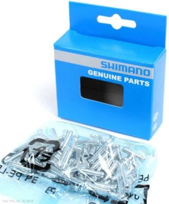 100 Shimano Brake Inner Caps Bike Cable End Crimps for 1.6mm Brake Cable - Image 1 of 4