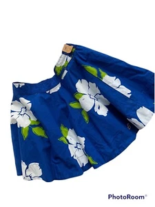 Falda forrada Hollister para mujer talla pequeña espalda elástica estampado de algodón - Imagen 1 de 6