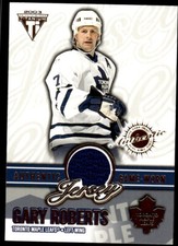 2002-03 Pacific Private Stock Titanium Jerseys Gary Roberts 0813/1260 Toronto