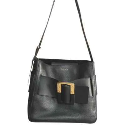 Bolso de Mano Louise Et Cie de Cuero Negro ¡Excelente Estado Barato!  Foto 1 de 4