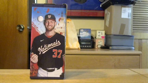 Stephen Strasburg Bobblehead World Series MVP SGA 4/08/22 Washington Nationals Cover