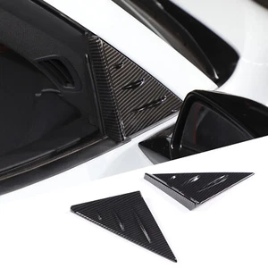 Deflector buffet antiviento lateral espejo retrovisor carbono para Corvette C8 2020-2023 EE. UU. - Imagen 1 de 11