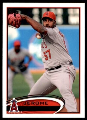 Бейсбольные карточки 2012 Topps с Джеромом Уильямсом NoUS59 - Изображение 1 из 2