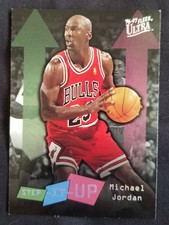 1996-97 FLEER ULTRA STEP-IT-UP GOLD MEDALLION -  MICHAEL JORDAN - CARD # G280 47