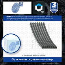 7 Rib Multi V Drive Belt fits TOYOTA HIACE Mk5 2.5D 2006 on 2KD-FTV ADL Quality