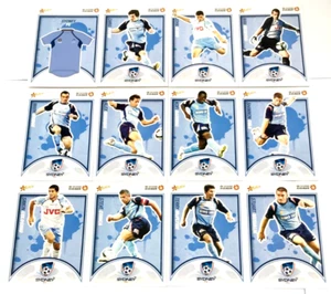 2009-10 SELECT A-LEAGUE TRADING CARD FULL BASE TEAM SET SYDNEY FC (12) - Picture 1 of 3