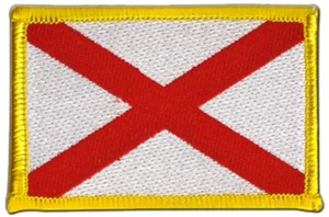 Großbritannien St. Patrick-Kreuz Aufnäher Flaggen Fahnen Patch Aufbügler 8x6cm - Bild 1 von 1