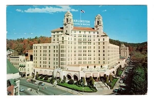 Tarjeta postal vintage de The Arlington Hotel, el más grande de Arkansas - Imagen 1 de 2