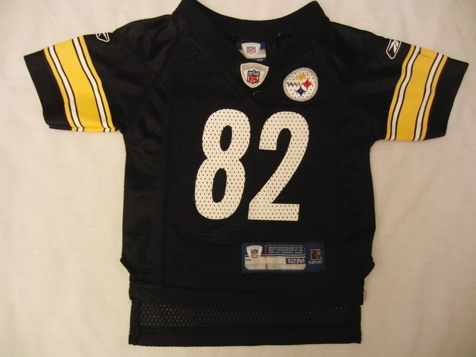 Camiseta deportiva negra Reebok Steelers 82 Randle El 12 meses Foto 1 de 4