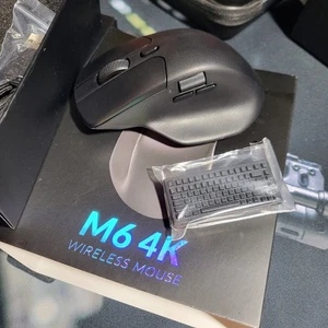 Keychron M6 4K Wireless Gaming Mouse 2.4G Bluetooth 78g PAW3395 Infinite Scroll - Bild 1 von 3