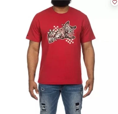 NUEVO CON ETIQUETAS AKOO Para hombres Talla XL Deslumbrante Camiseta Tejida Esnobby-Chile Pimienta Mangas Cortas Foto 1 de 4