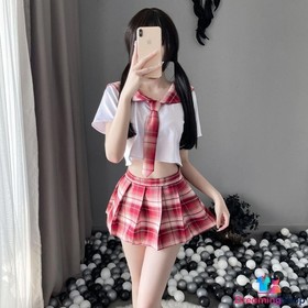 Sexy Women Lingerie Set Japan Sailor Student Cosplay Costumes Schoolgirl Uniform