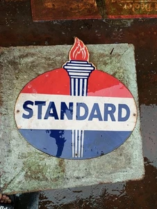 PORCELIAN STANDARD ENAMEL SIGN SIZE 18X12 INCHES - Picture 1 of 2