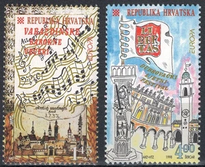 KROATIEN 1998 Europa 2v postfrisch ** - Bild 1 von 1