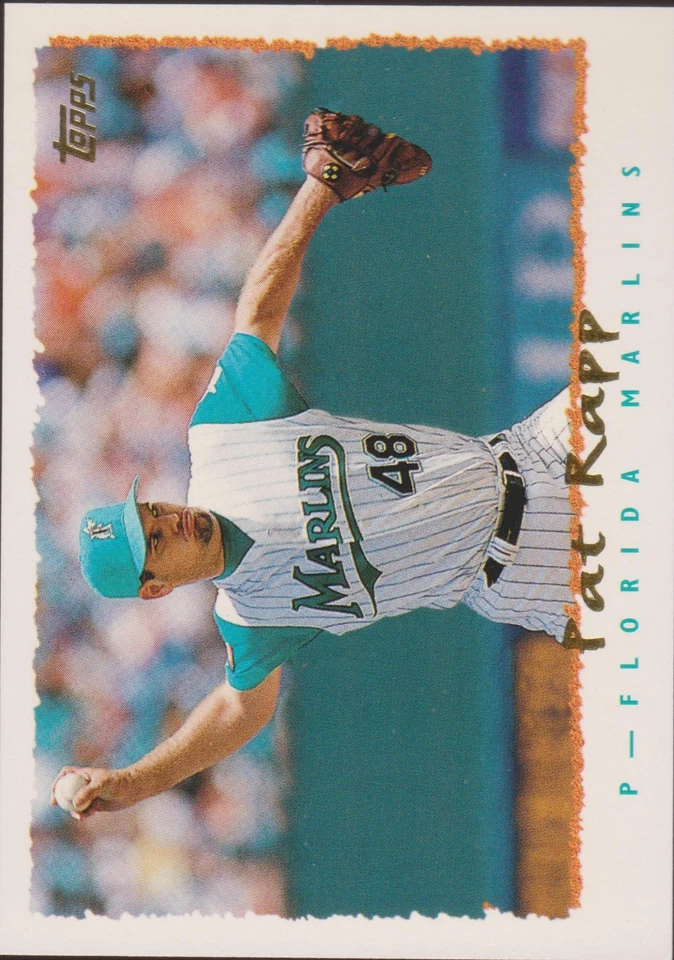 1995 Topps #497 Pat Rapp Florida Marlins Baseball Card - Image 1 of 1