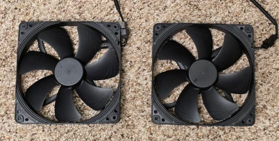 2x Noctua NF-A14 PWM Chromax.Negro.Intercambiable, Ventilador Silencioso Premium, 4 Pines (140Mm, Negro) Foto 1 de 3