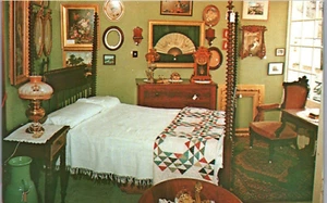 Norton's Old Gemischtwarenladen Barry, IL antike Schlafzimmer-Ausstellungs-Postkarte - Bild 1 von 2