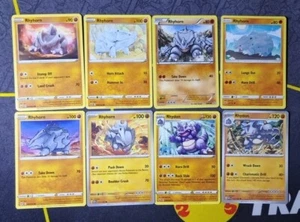 Pokemon Card Ryhorn & Rhydon Bundle 151 Lost Sword Shield Shadows Generations - Imagen 1 de 4