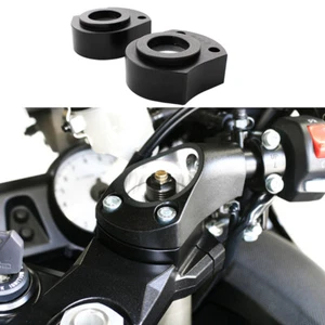 Fits Kawasaki Ninja ZX-14 06-21 ZZR 1400 CNC 1" 25mm Handlebar Riser Adapter Kit - Picture 1 of 11