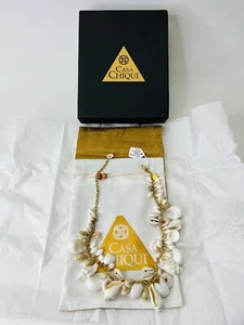 Casa Chiqui Multi Seashell Necklace COA015CE1E Natural - Picture 1 of 11