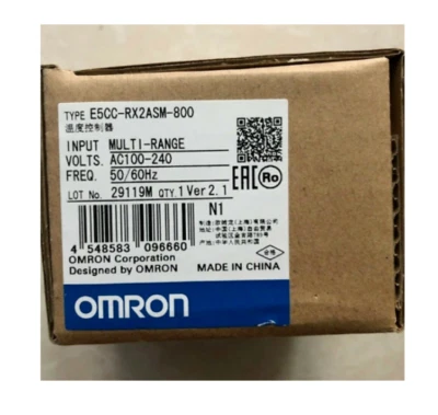 New In Box OMRON E5CC-RX2ASM-800 E5CCRX2ASM80 Temperature Controller 100-240VAC - Image 1 of 4