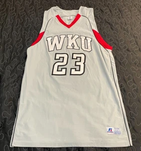 Vtg Stitched Russell Athletic Western Kentucky Hilltoppers #23 WKU Jersey Mens L - Picture 1 of 9