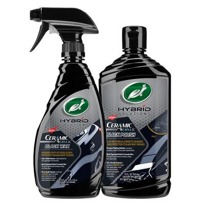 Turtle Wax Jet Black Box Kit Premium quality Effective Shine 12 oz